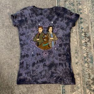 Supernatural themed tee shirt.